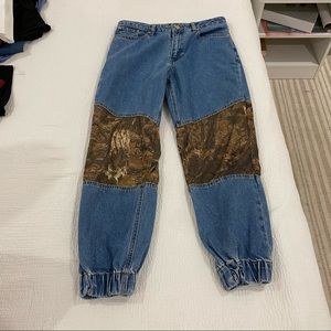 BRAND NEW Urban Outfitters BDG Camo Patch Jeans